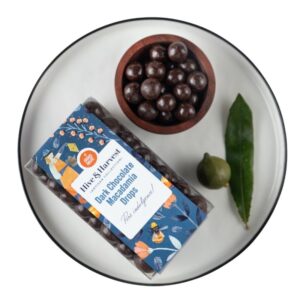 Dark Chocolate Macadamia Nut Drops - 200g