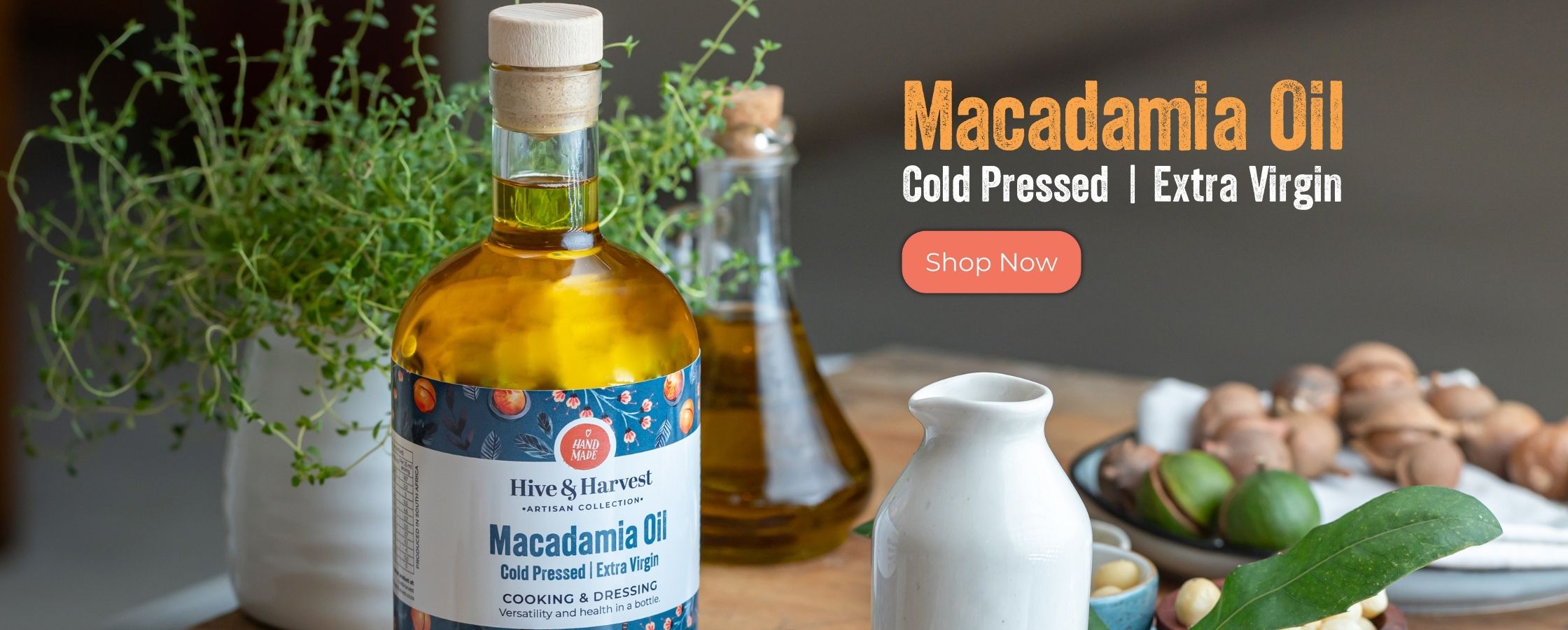 Cold Pressed Extra Virgin Macadamia Oil